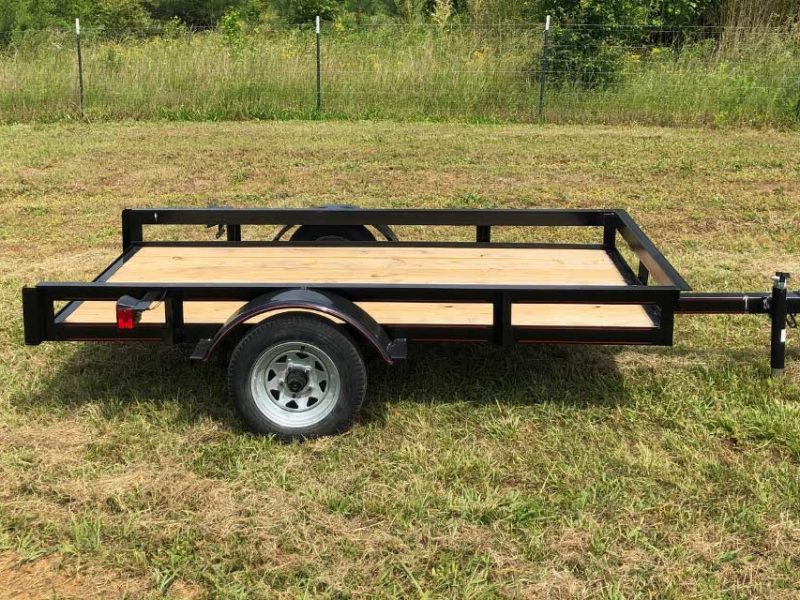 Four-foot-wide single-axle trailer