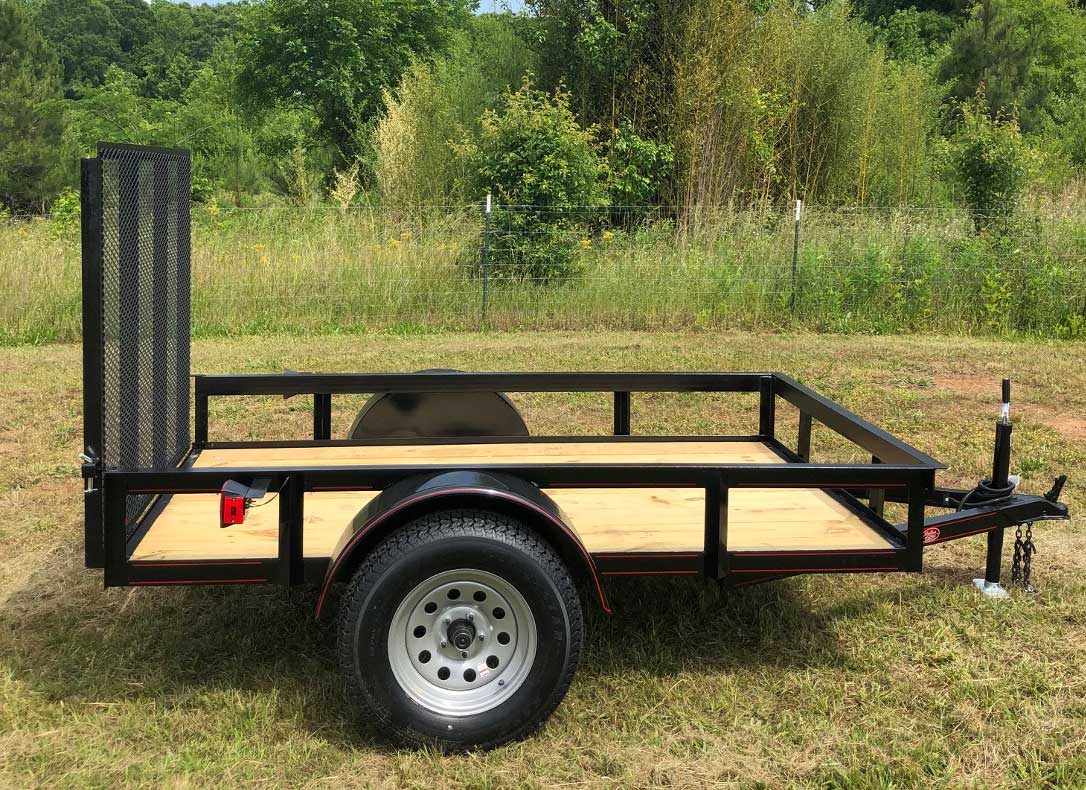 Five-foot-wide single-axle trailer