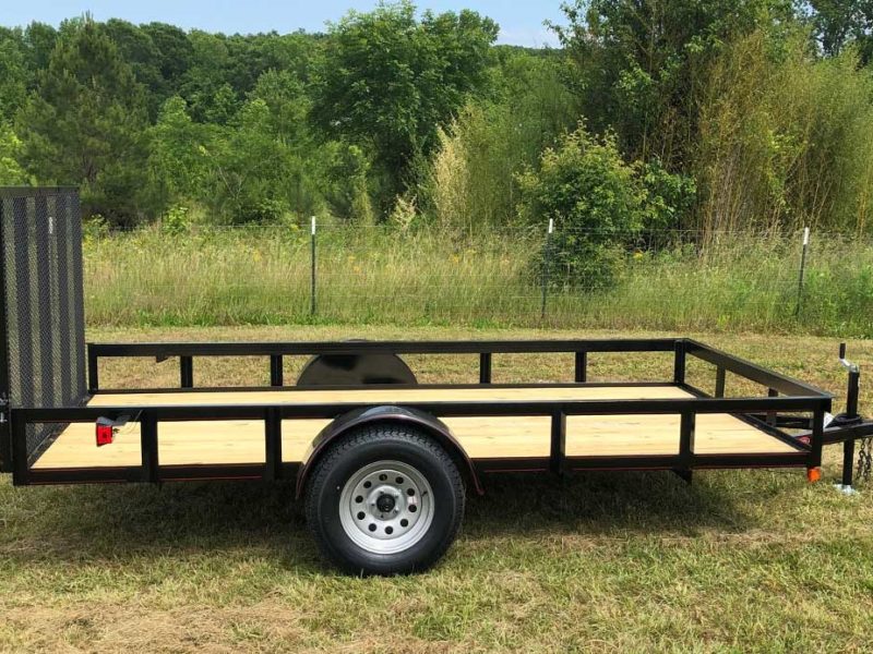 Six-foot-wide single-axle trailer